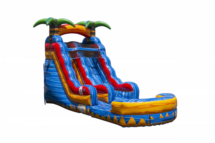 15 Ft Tropical Inferno Slide