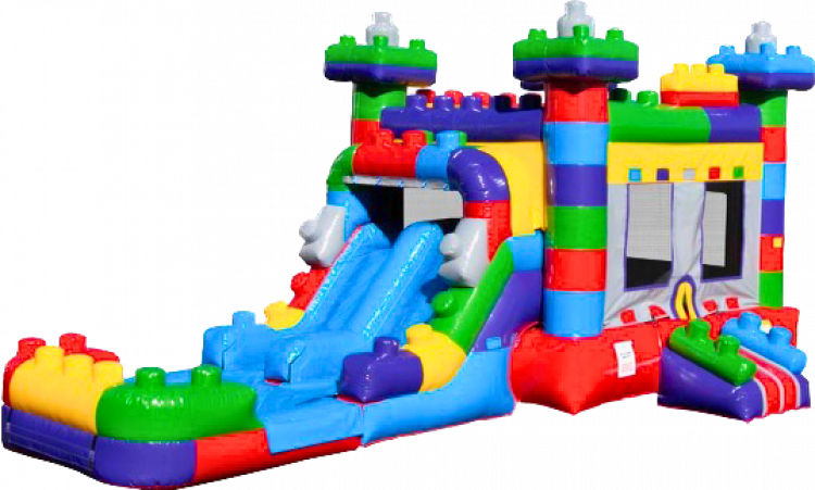 Mega Block Bounce House Combo