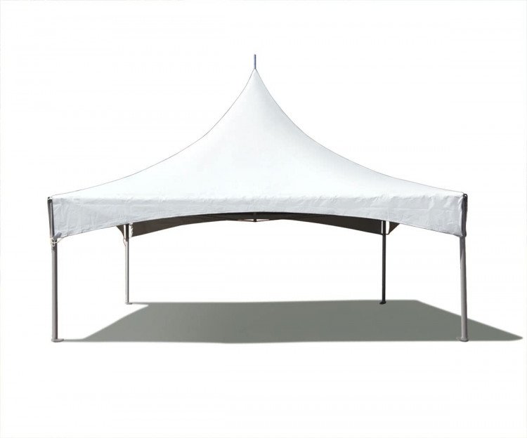 20 x 20 High Peak Frame Tent- White